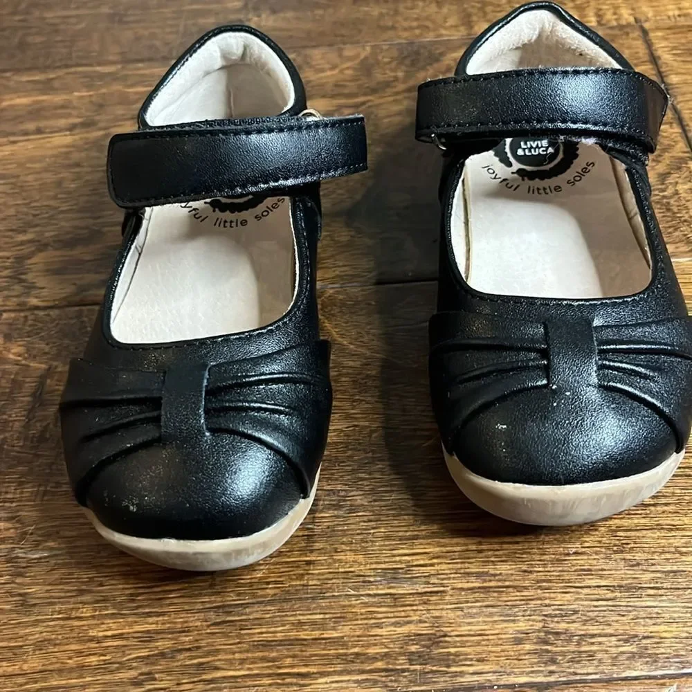 Live & Luca PIEGA, Black Leather Mary Jane, size 8